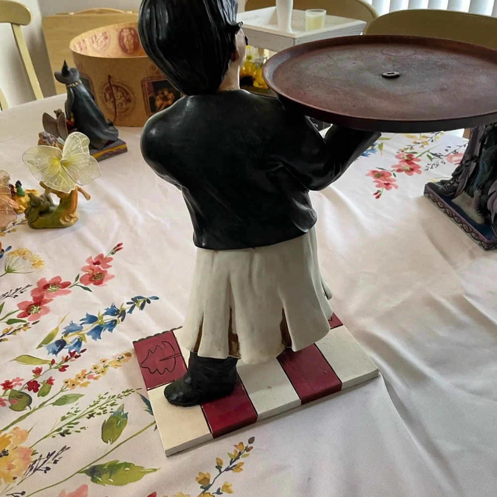 May I serve you. Great piece for kitchen or coffee nook. - Picture 3 of 5
